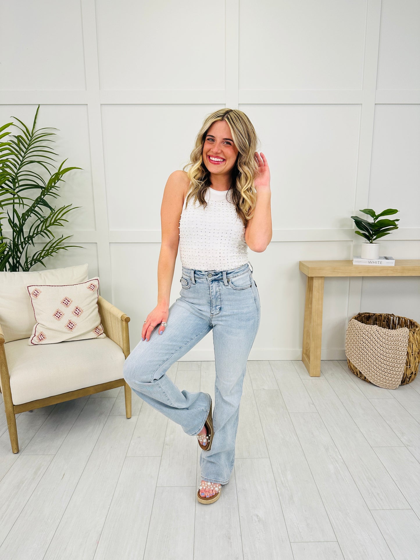Judy Blue Three Pointer Tummy Control Bootcut Jeans in Three Inseams