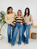 Side Note Tummy Control Wide Leg Jeans