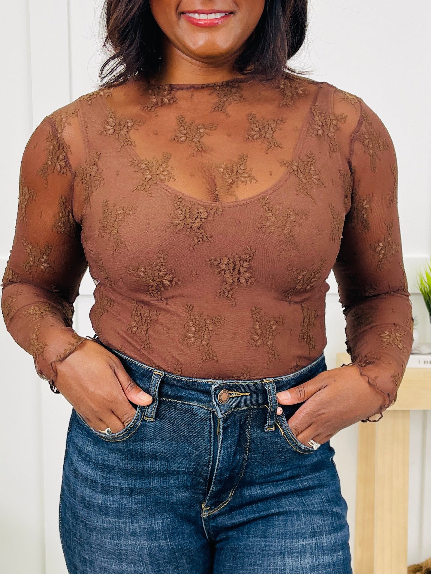 Lace And Daring Top- Multiple Colors!