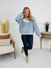 Stay For The Season Sweater in Blue