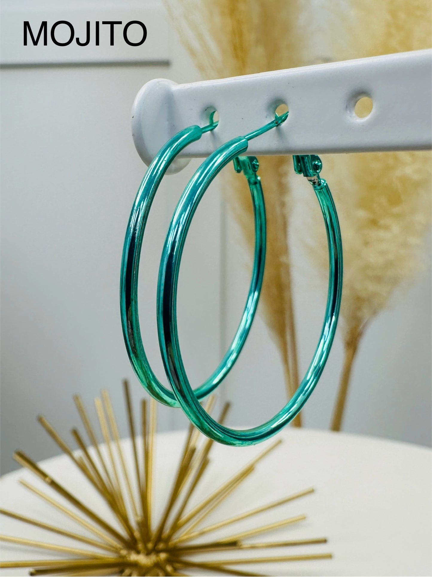 Melt My Heart Metallic Hoops- Multiple Colors!