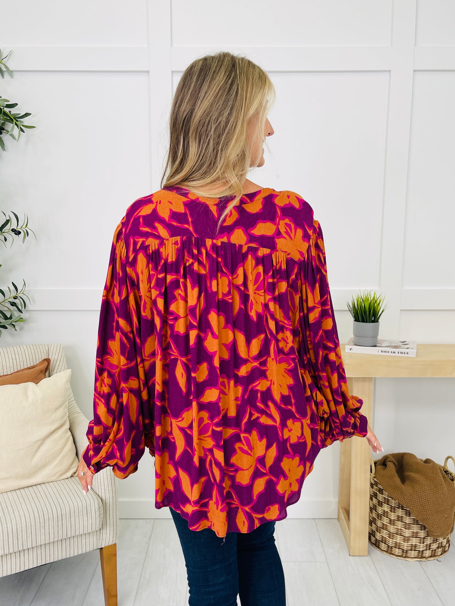 Floral Voltage Top