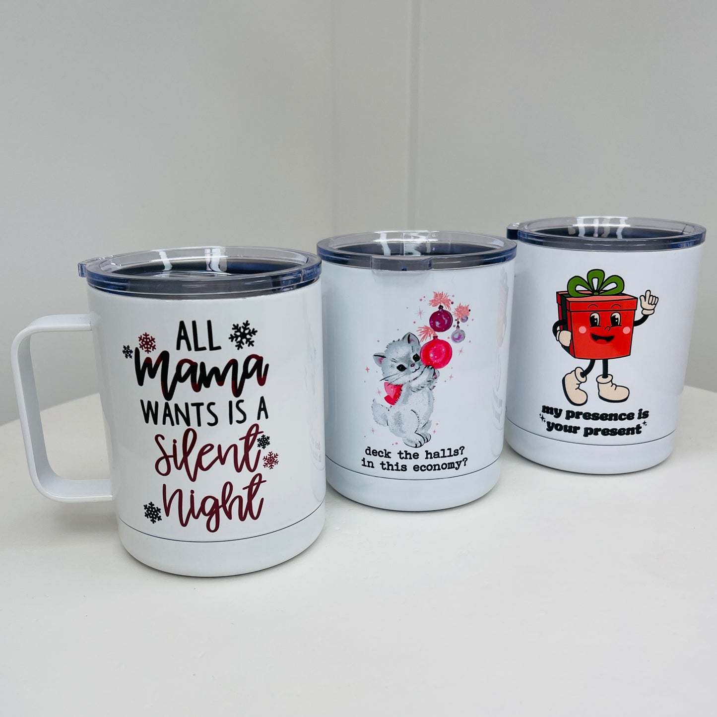 PREORDER! Holiday Travel Mug- Multiple Styles!