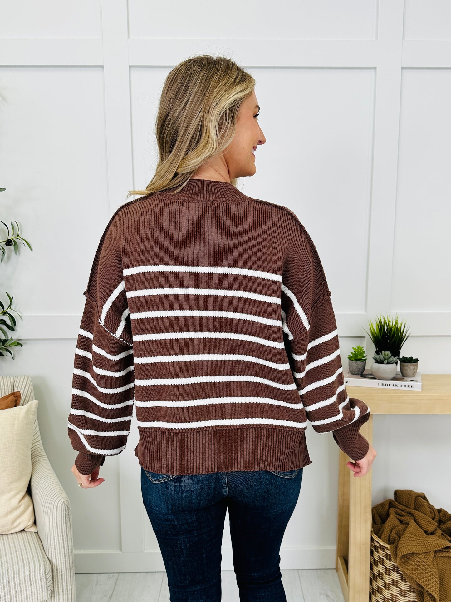 DOORBUSTER! Stripe Right Sweater- Multiple Colors!