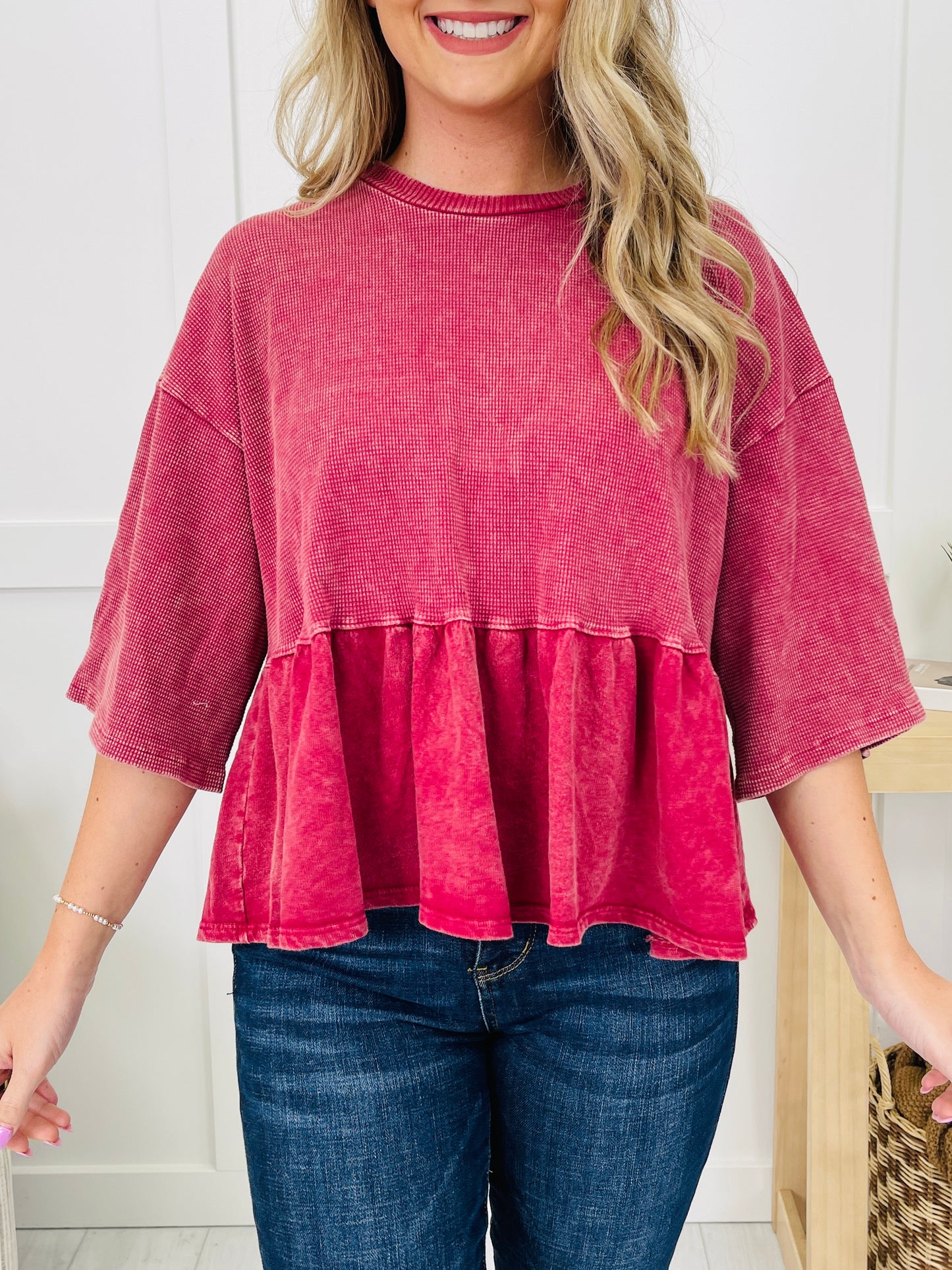 Ruffle Remedy Top- Multiple Colors!