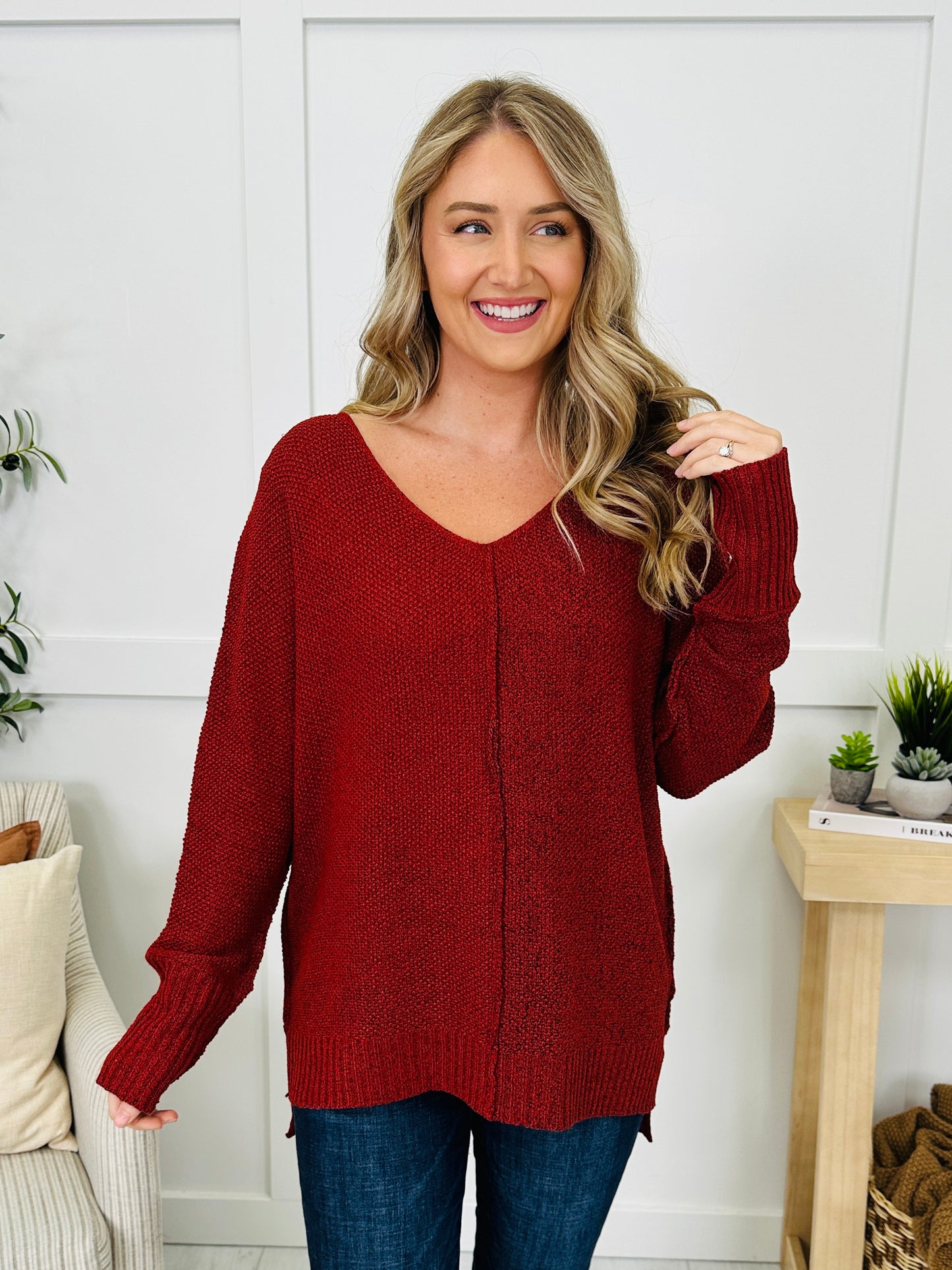 DOORBUSTER! Hug In Every Stitch Sweater- Multiple Colors!