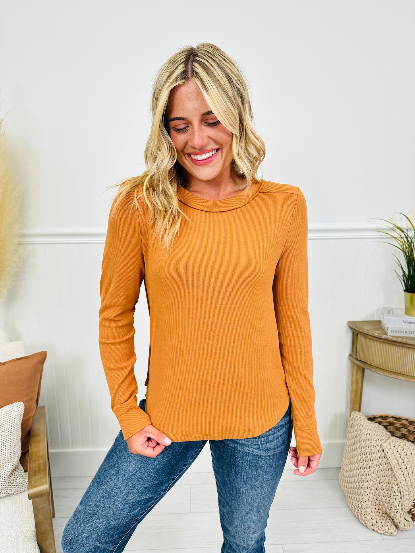 Everyday Essential Long Sleeve Top- Multiple Colors!