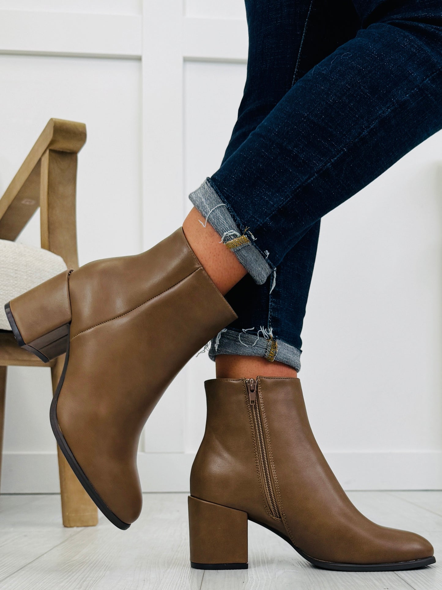 Fall Plans Only Bootie In Taupe