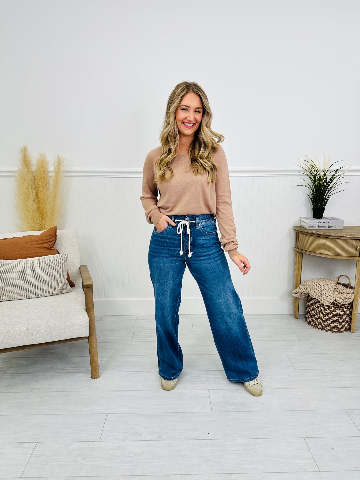 MOCO Exclusive Pull it Together Tummy Control Wide Leg Jogger Pants