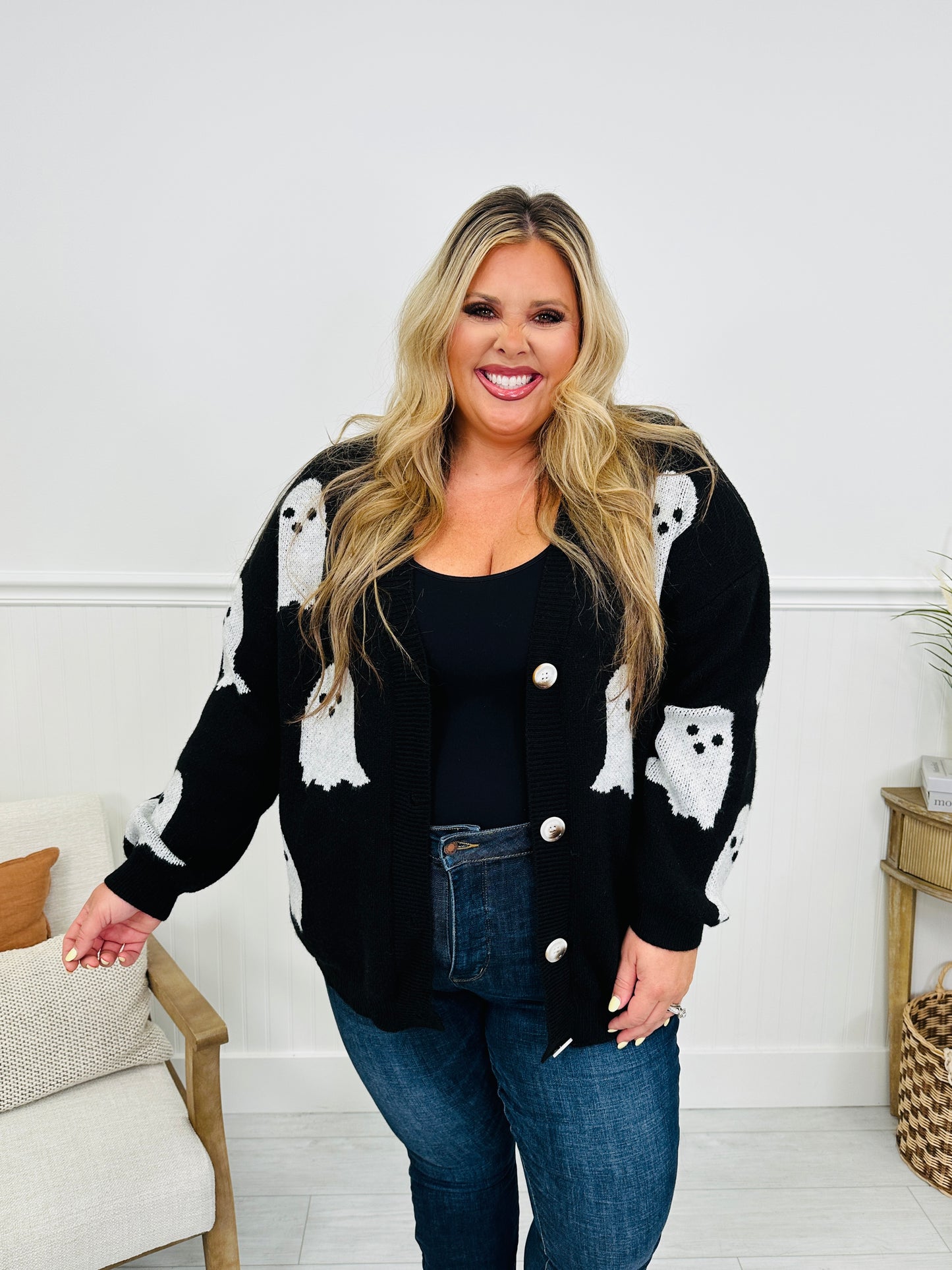 Ghostly Greetings Cardigan