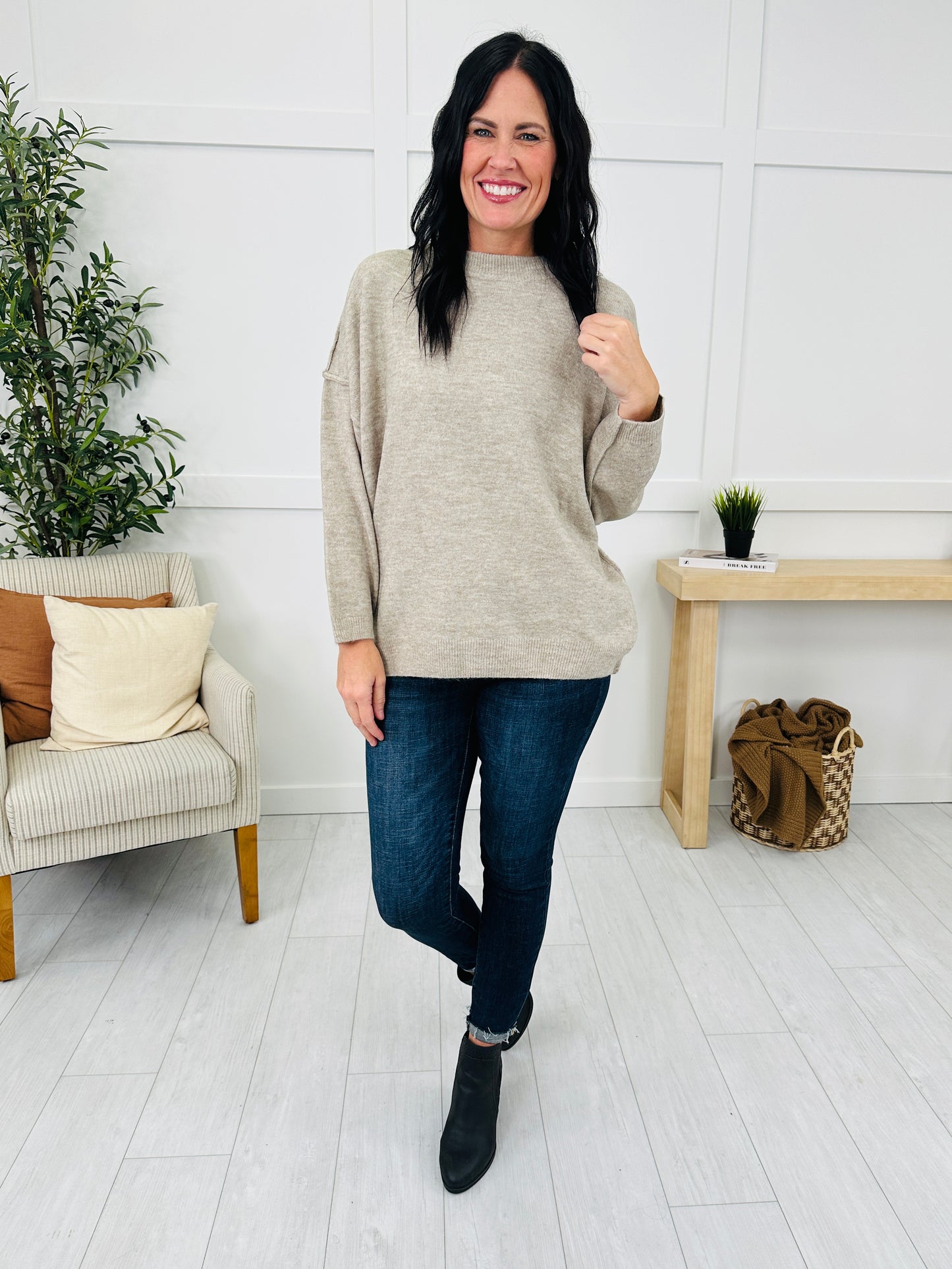 DOORBUSTER! Simple Things Sweater- Multiple Colors!