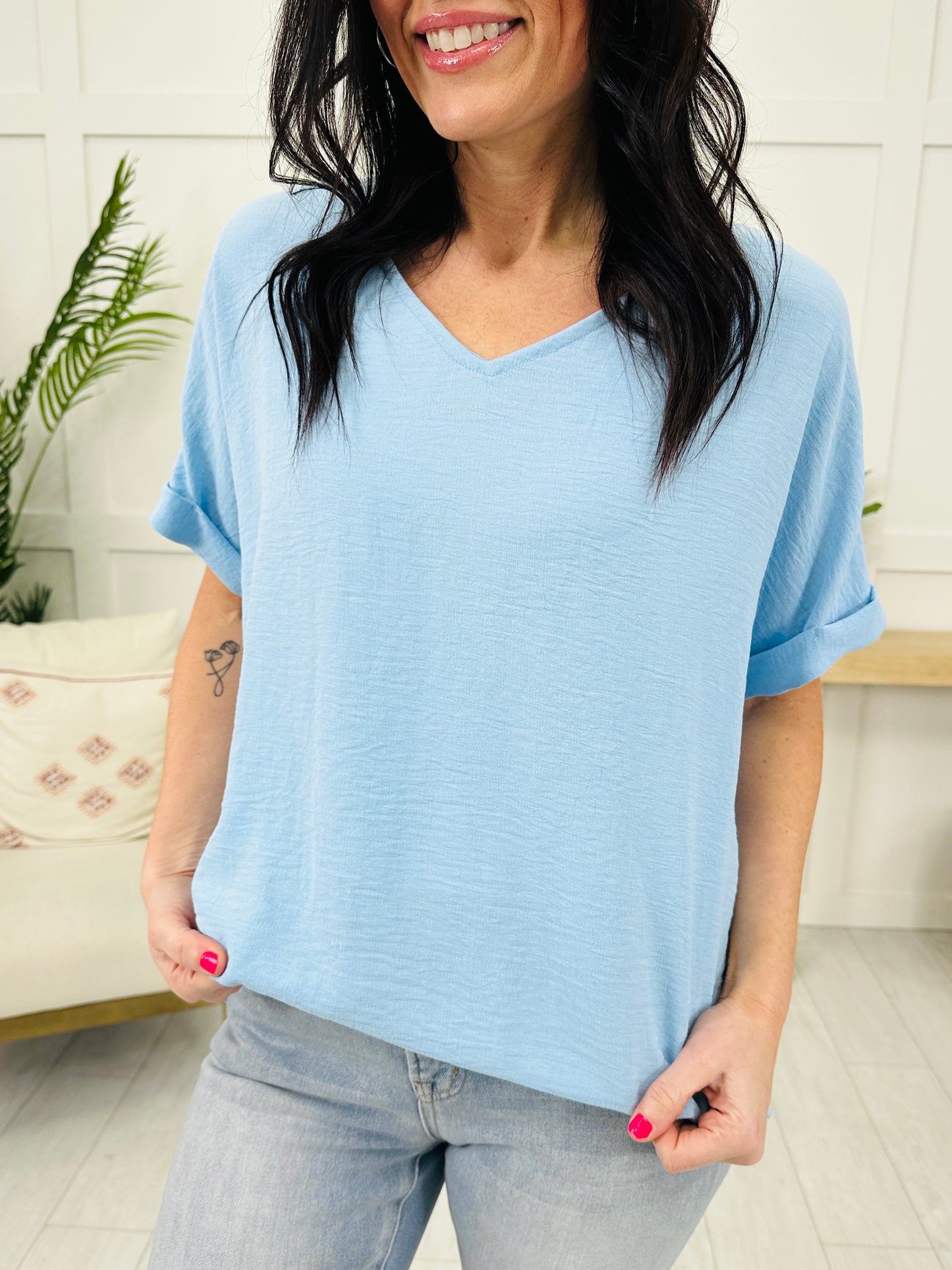 Carefree Vibes Top- Multiple Colors!