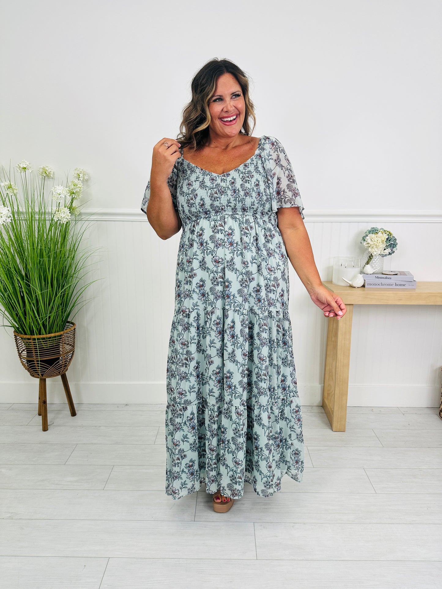 Summer in Bloom Dress in Sardinia Print