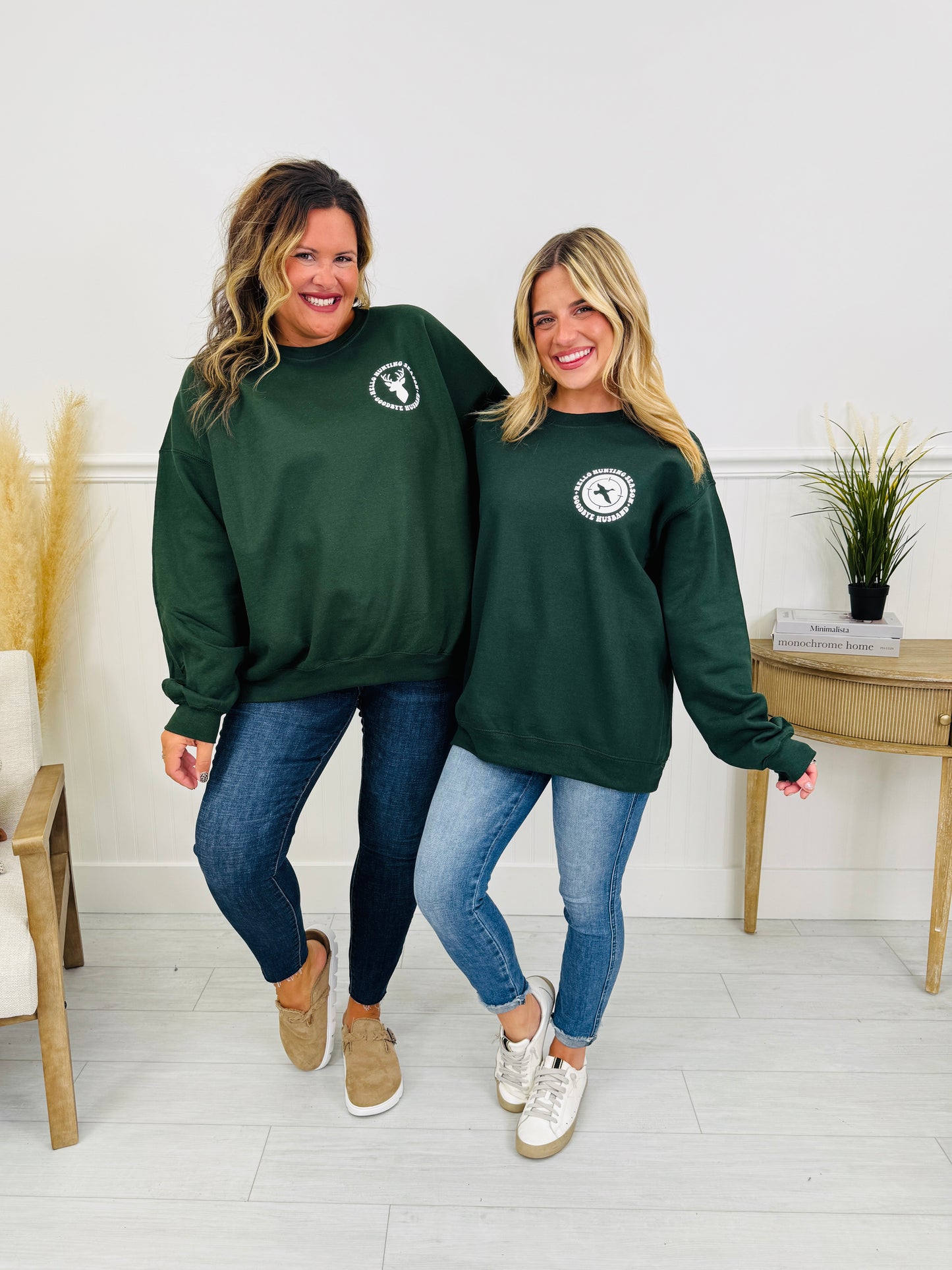 Hello Hunting Season Crewneck Sweatshirt