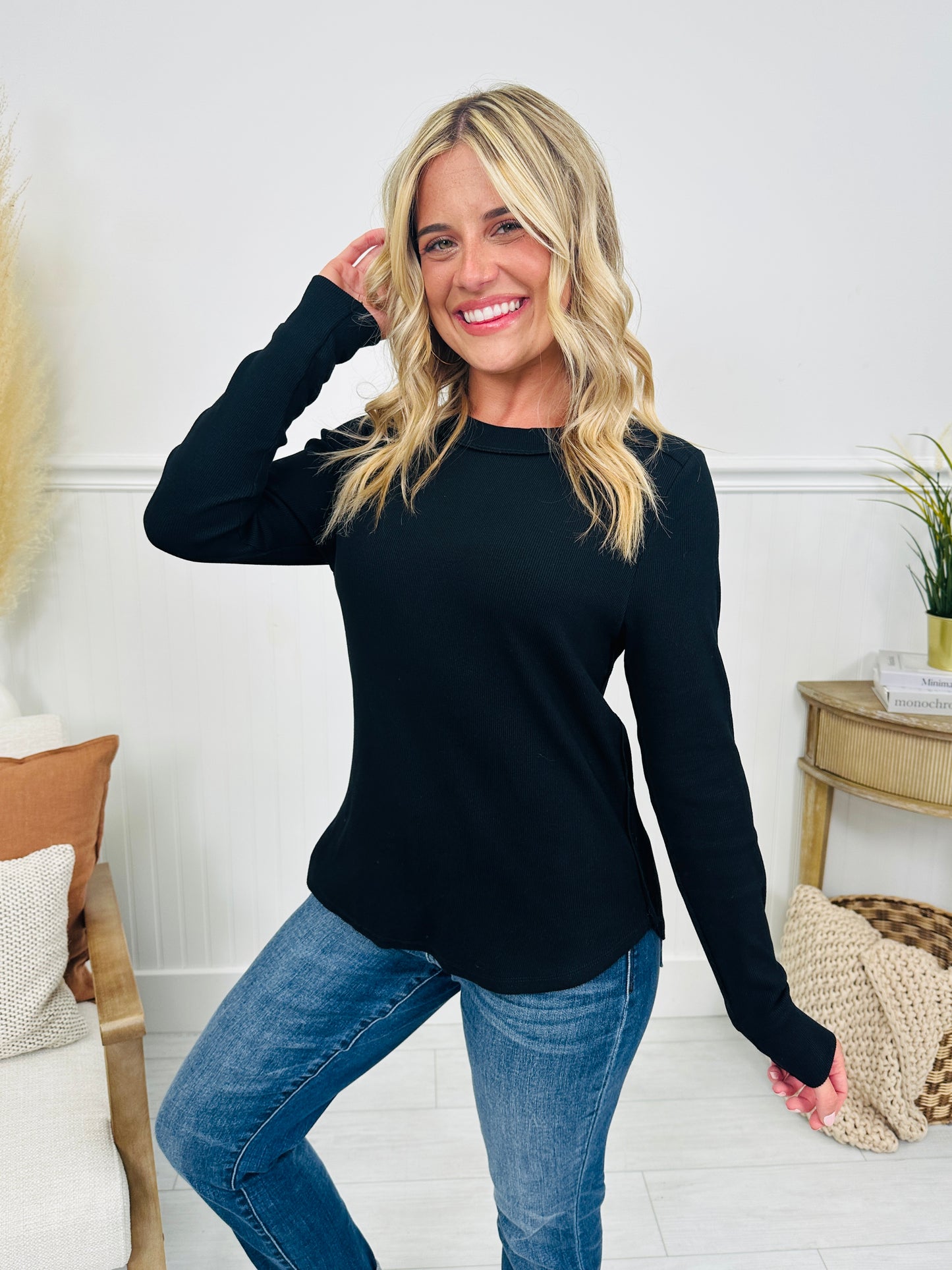 Everyday Essential Long Sleeve Top- Multiple Colors!