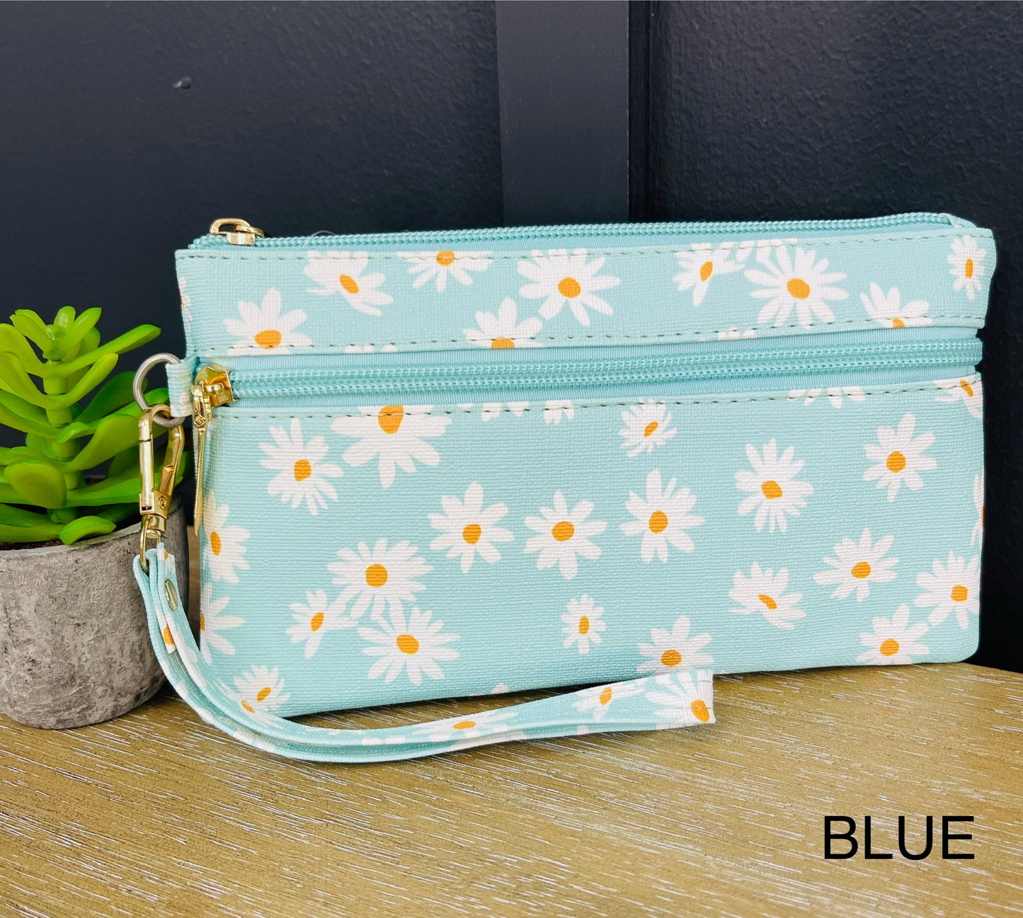Small Floral Zipper Bag- Multiple Colors!