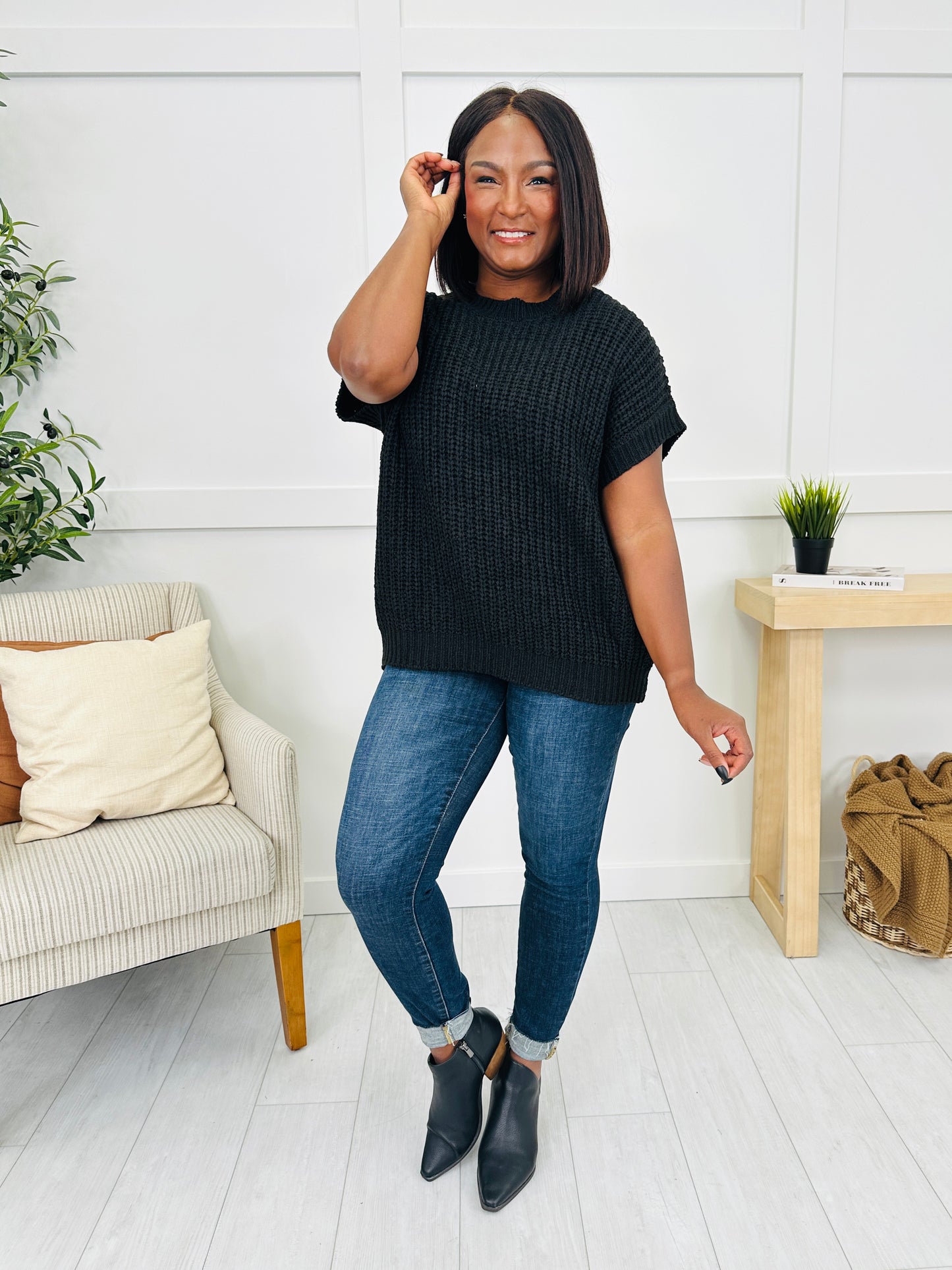 DOORBUSTER! Light Enough To Stay Sweater- Multiple Colors!