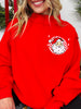Merry Magic Mock Neck Graphic Sweatshirt