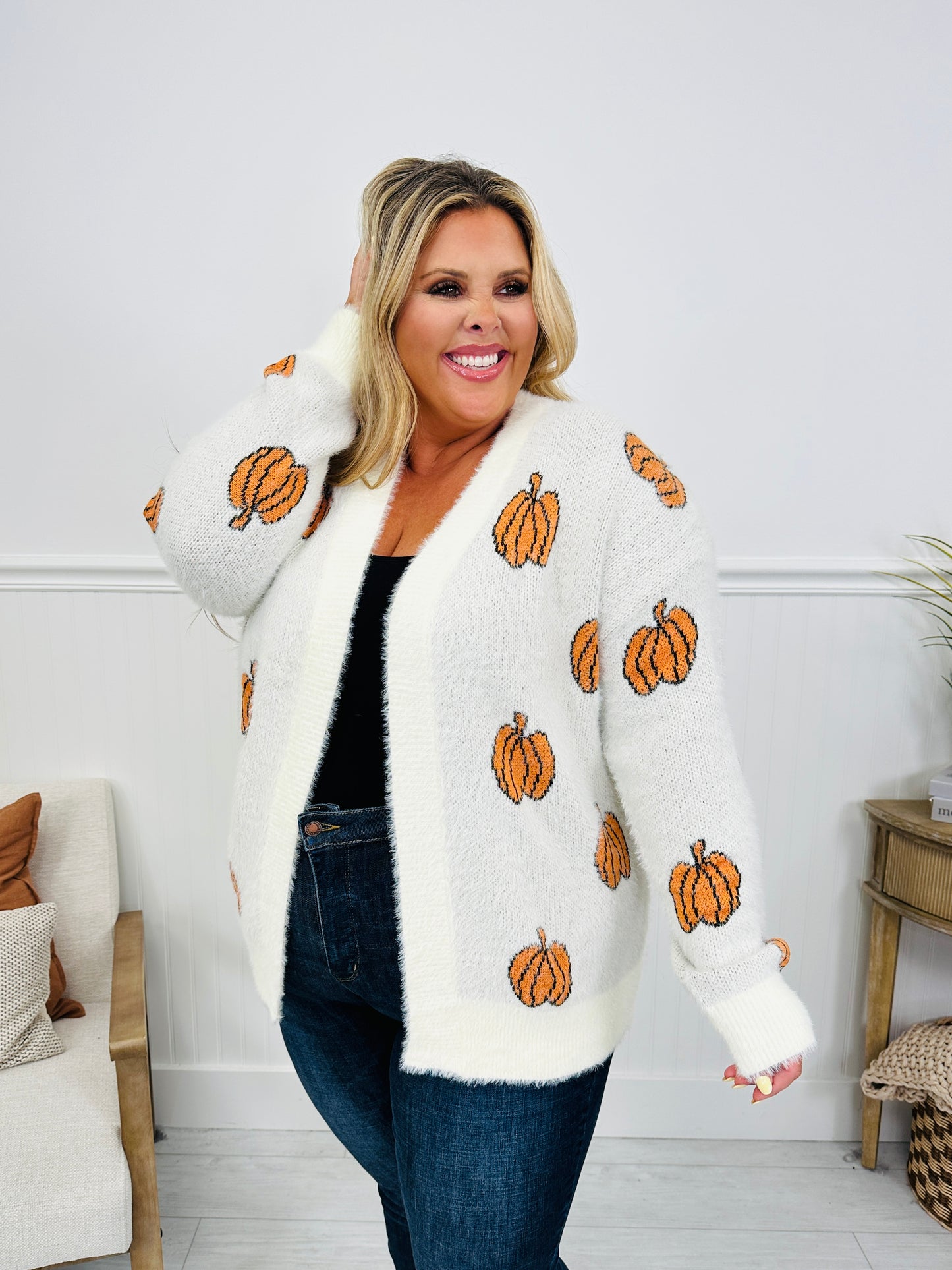 Falling For Pumpkins Cardigan