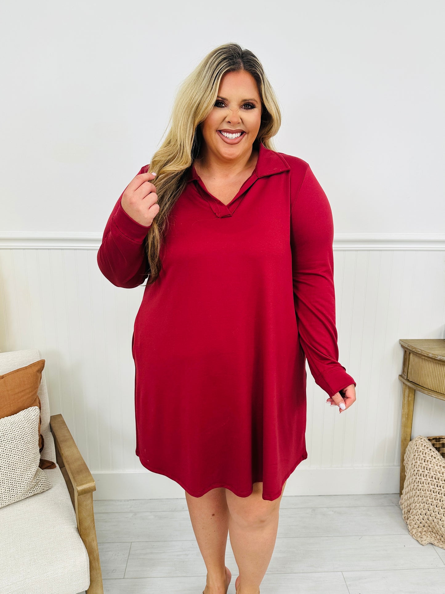 Fall Is In The Air Dress - Multiple Colors!