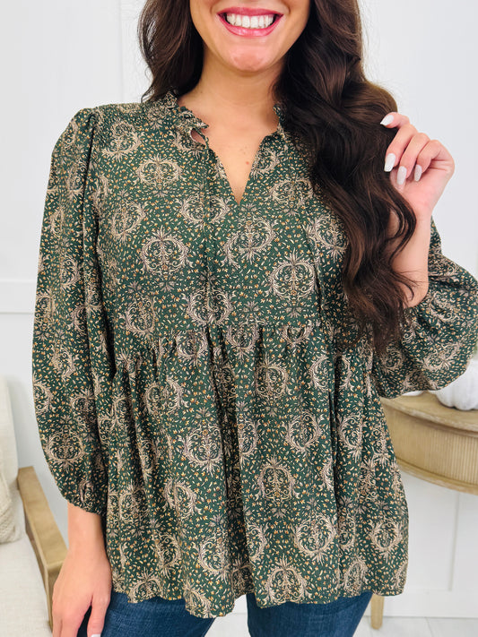 Evergreen Romance Top