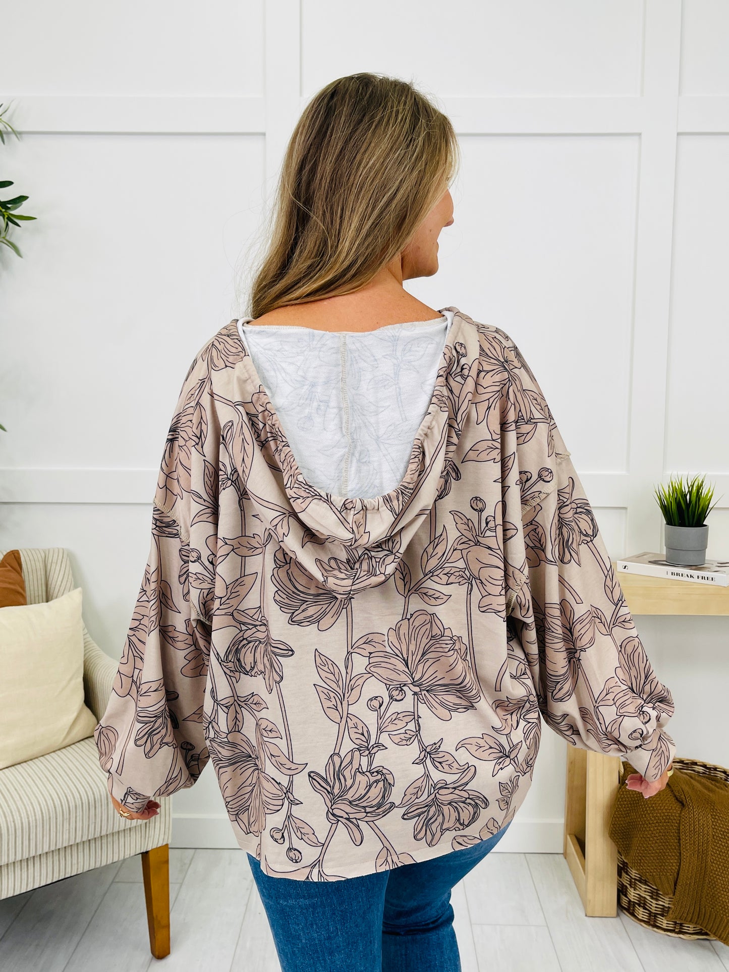 Floral Sketch Hoodie