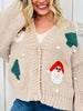 Santa Stop Here Cardigan