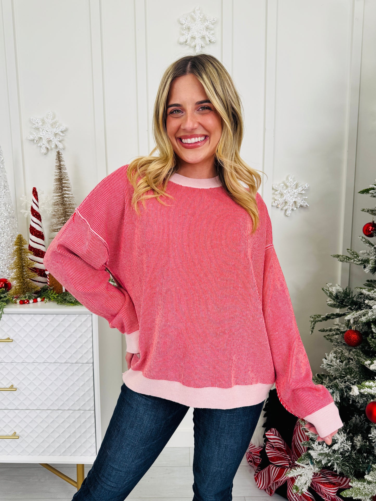 Peppermint Wishes Sweater