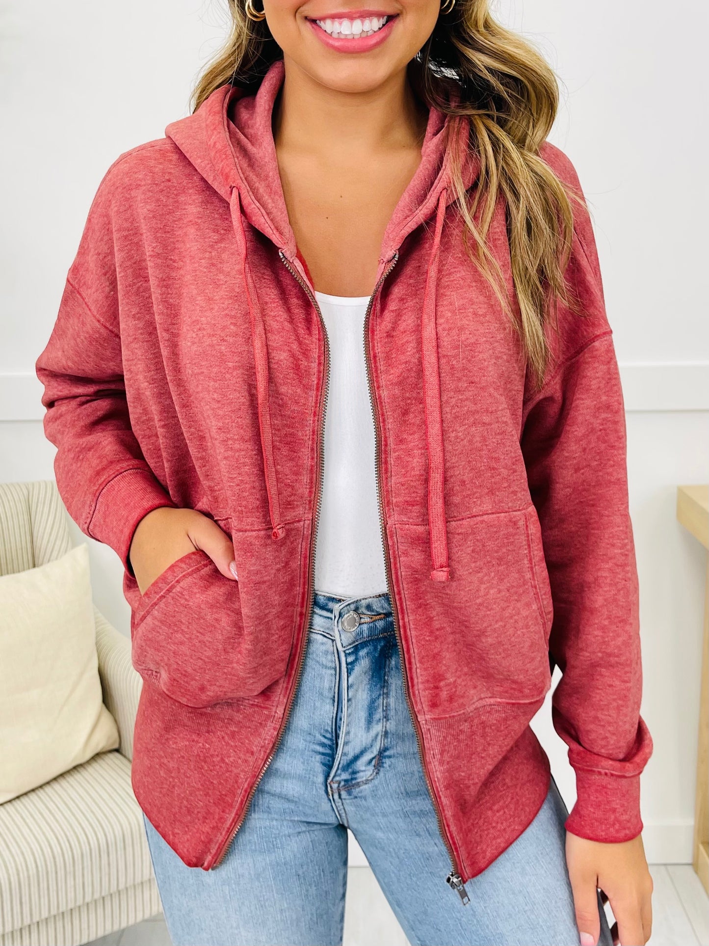 The Zip Zone Jacket- Multiple Colors!