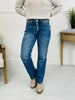 Judy Blue Cute As A Button Rigid Magic Slim Straight Jeans