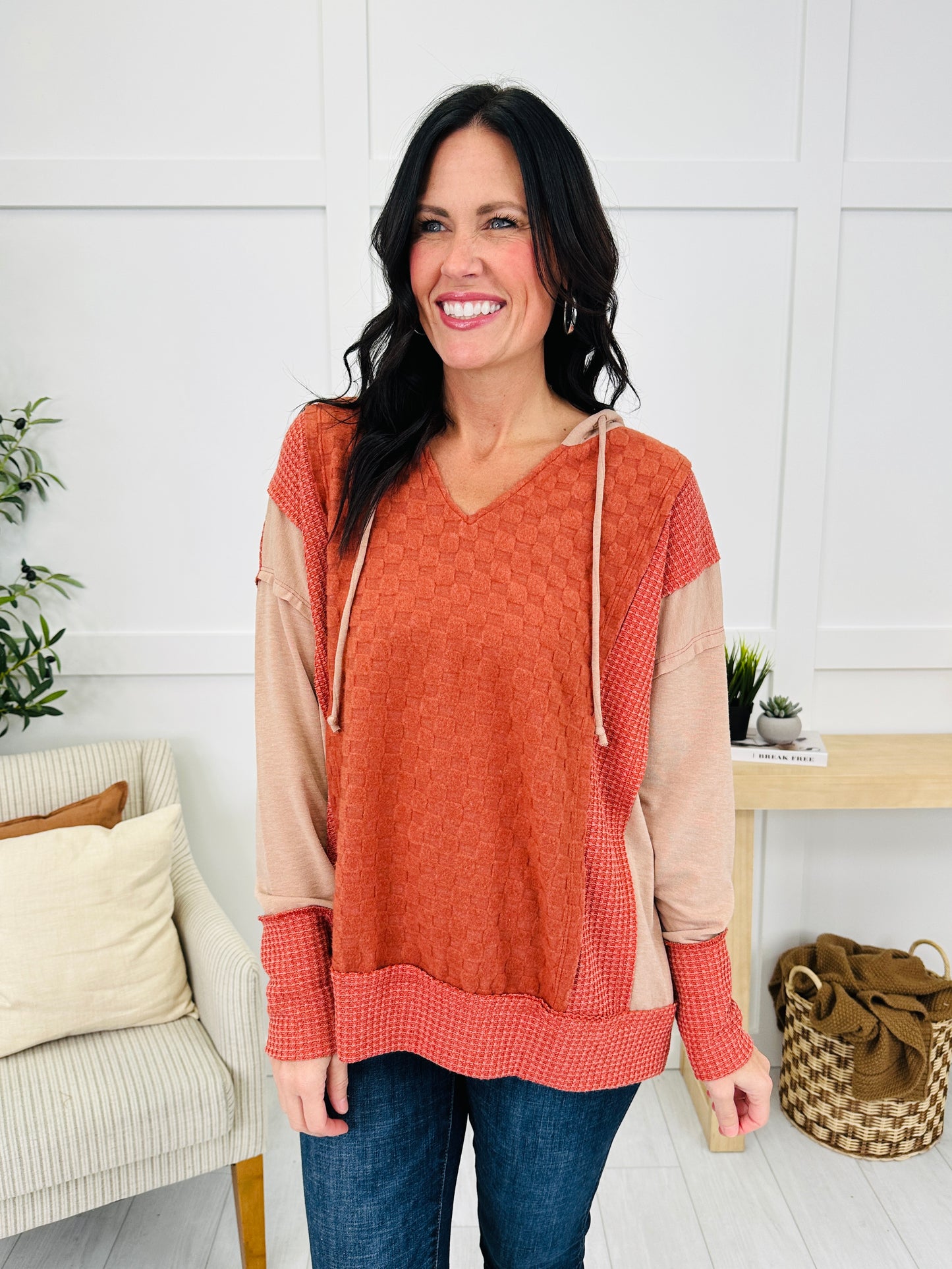 Patterned Perfection Hoodie- Multiple Colors!