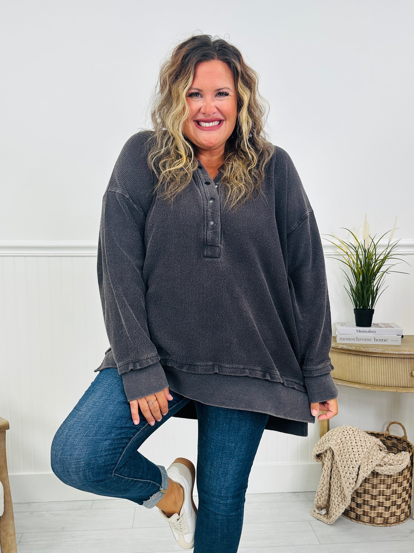 Hoodie Hype Corded Pullover-- Multiple Colors!