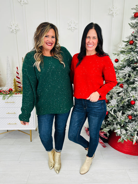 Twinkle Tradition Sweater- Multiple Colors!