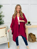 Sunday Sway Cardigan in Maroon
