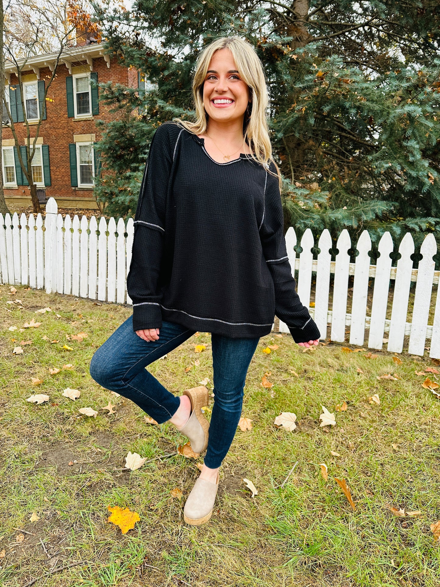 Falling for Comfort Pullover- Multiple Colors!