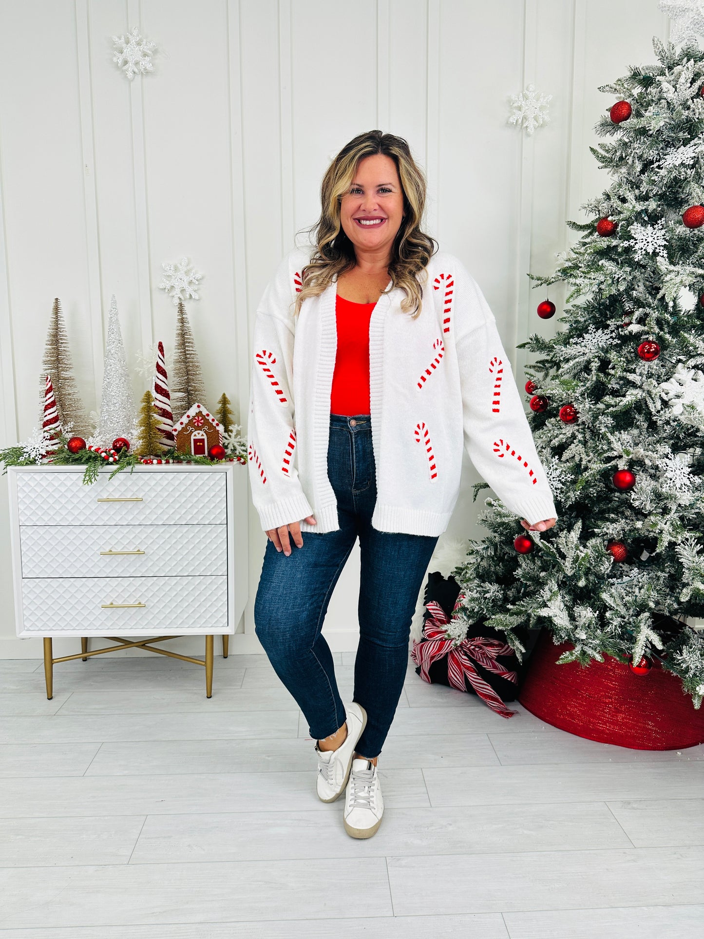 Candy Cane Lane Cardigan