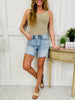 Judy Blue Weekend Plans Rigid Magic Dad Shorts