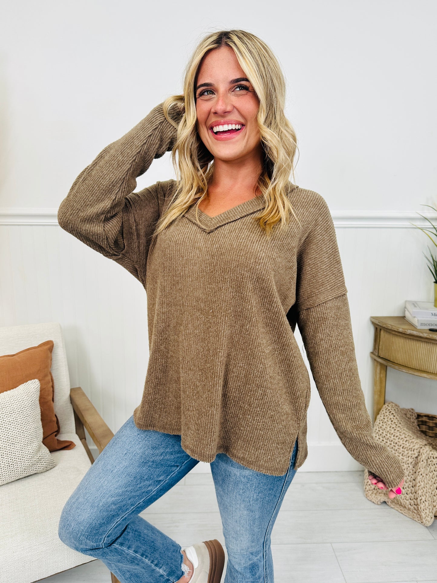 Stay Cozy Top- Multiple Colors!