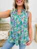 Sunny Days Tank Top in Maya Bay