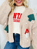 Santa Stop Here Cardigan