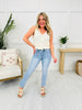 One Step Ahead Tummy Control Cropped Step Hem Jeans