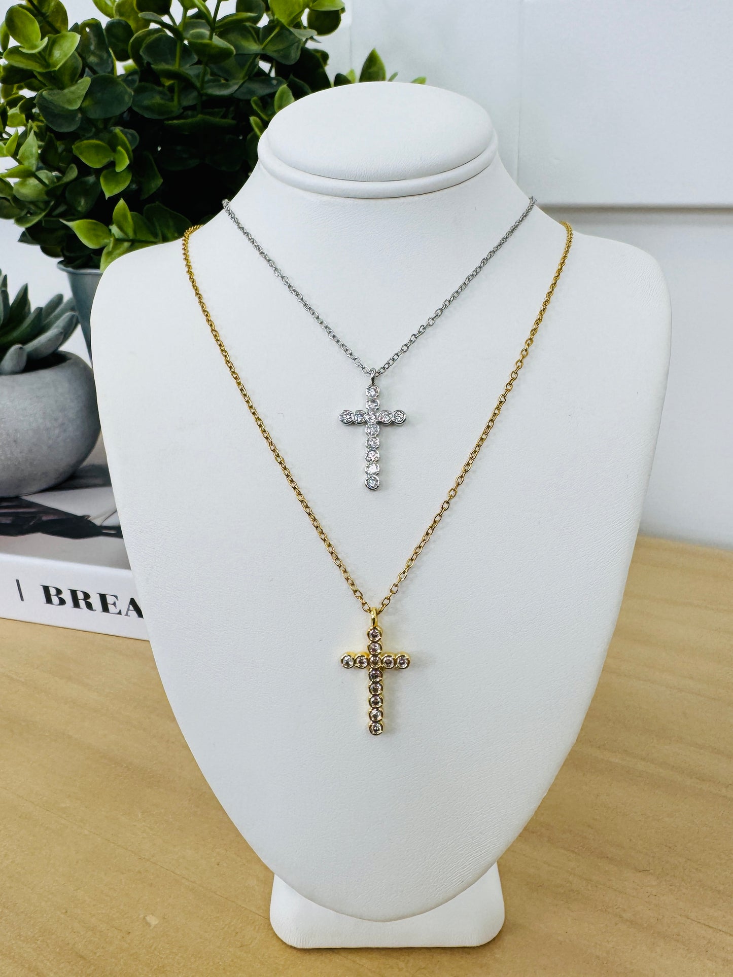 Light That Guides Cross Necklace- Multiple Colors!