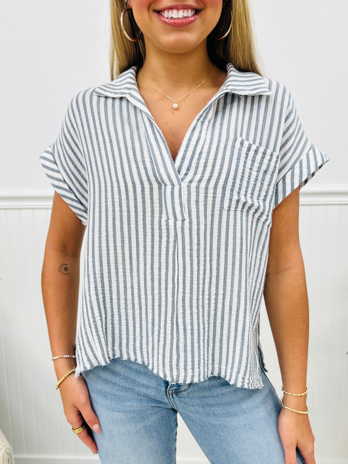 Summertime Stripes Top