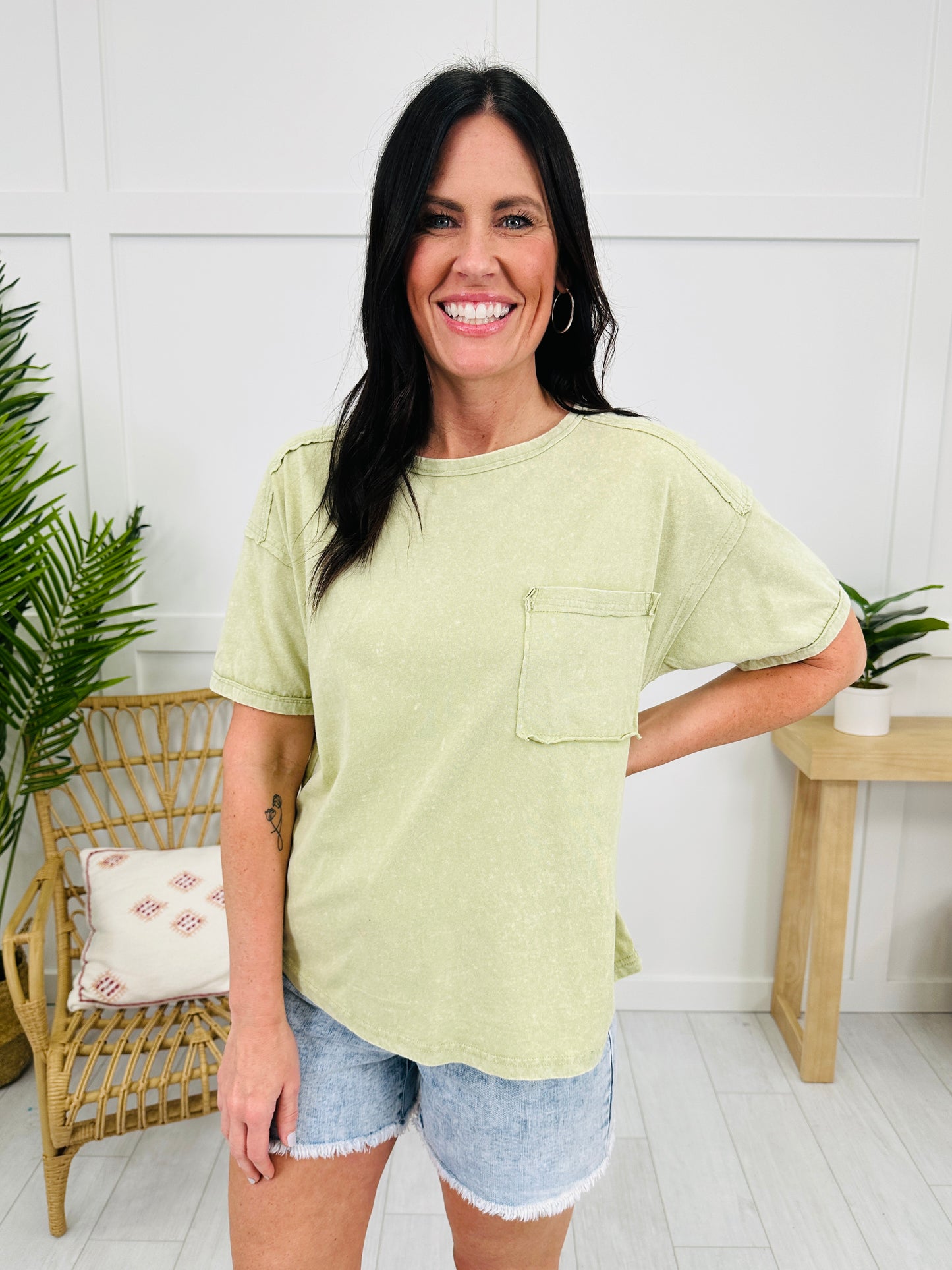 Pocket Of Perfection Top- Multiple Colors!