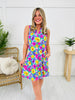 Palms And Plans Dress in Seabrook Island Print