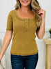 Buttoned Up Charm Top- Multiple Colors!