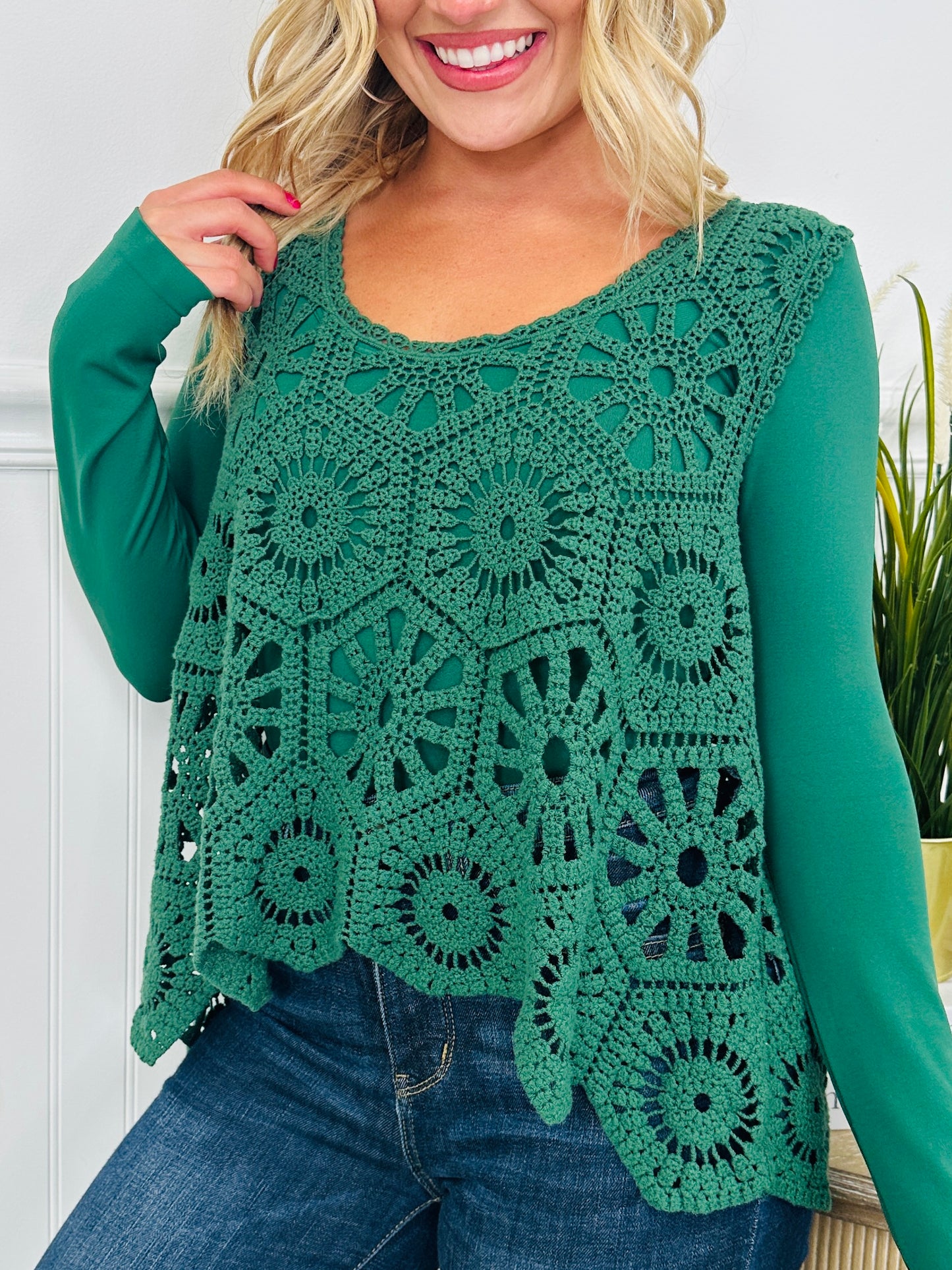 Crochet All Day Top-- Multiple Colors!
