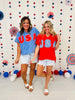 Patriotic Patchwork Top in Multiple Colors