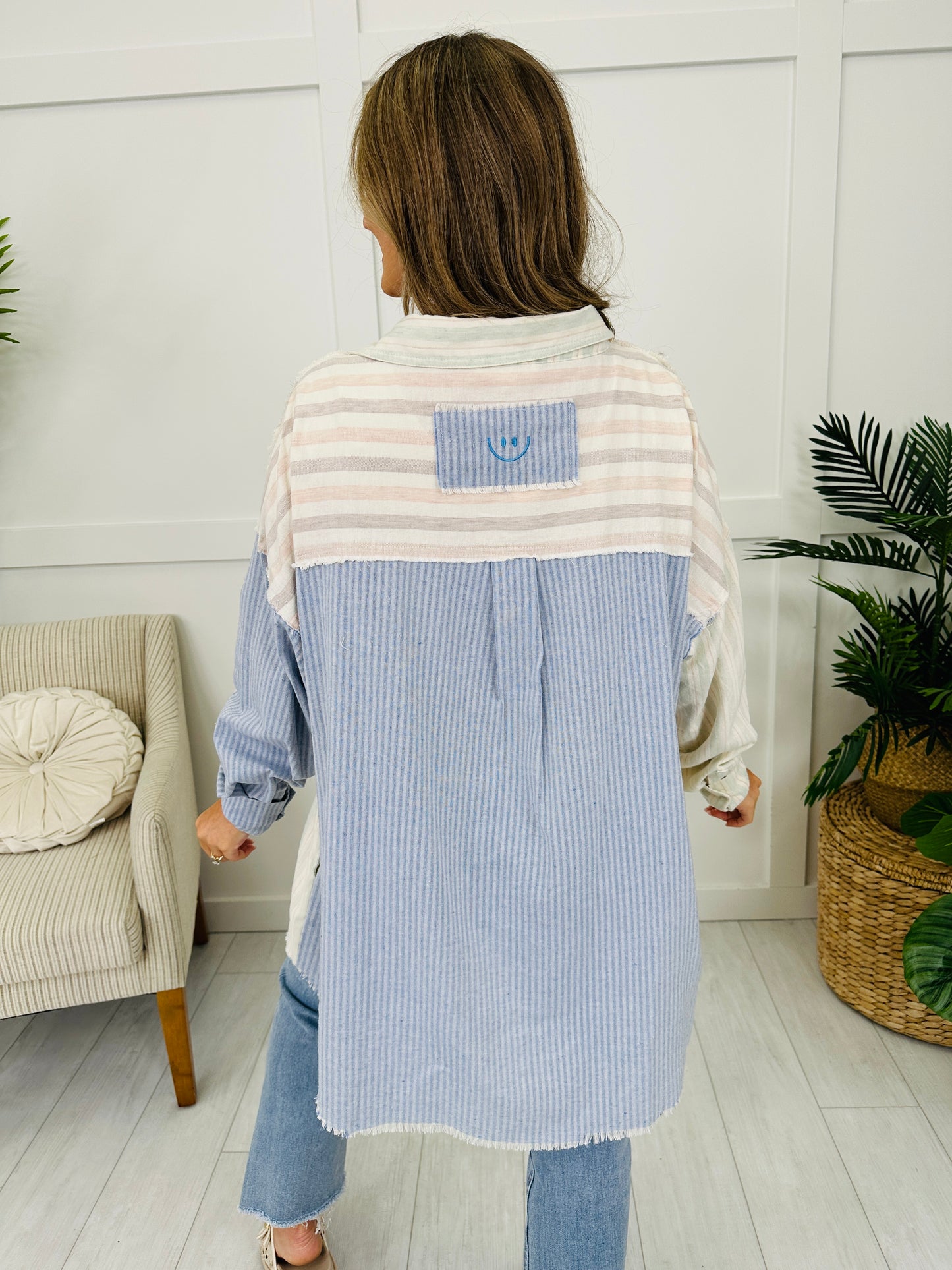 Coastal Haze Top in Mint