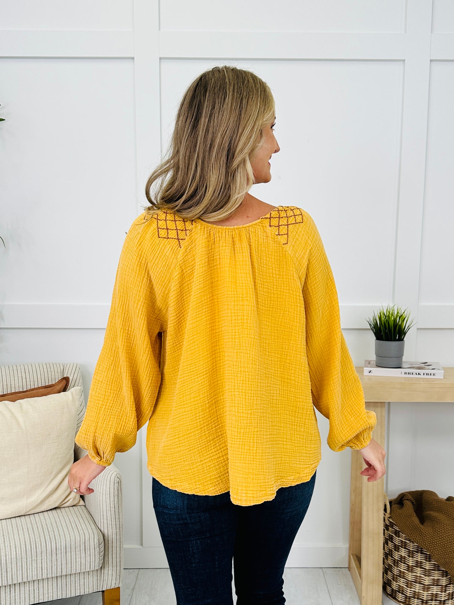 Golden Embers Top